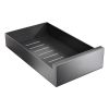 Pull Out Cabinet Organizer Carbon Steel Slide Out Drawer Storage Smooth Quiet Slide Rails For Kitchen Bathroom Living Room Black 11.81X16.92X2.75Inch