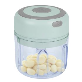 Mini Electric Garlic Chopper 8.45 oz Cordless Garlic Mincer Food Chopper Rechargeable Food Blender Chili Nut Onion Pepper Meat Ginger Baby Food