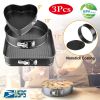 Non-Stick Springform Cake Pan Leakproof 9"10"11" Bakeware Pan W/ Removable Bottom 3Pcs/Set